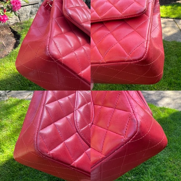 Authentic Chanel Classic Medium double flap in GHW - Picture 12 of 17